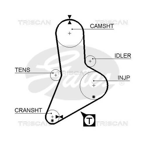 Zahnriemen TRISCAN 8645 5113 für FIAT IVECO RENAULT RENAULT TRUCKS DANA