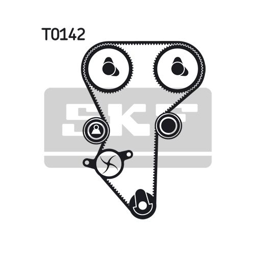 Wasserpumpe + Zahnriemensatz SKF VKMC 03213 für AUDI CITROËN FIAT LANCIA PEUGEOT