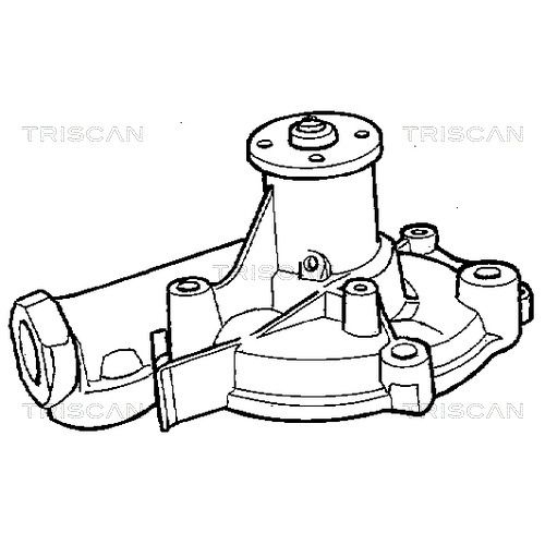 Wasserpumpe, Motorkühlung TRISCAN 8600 42938 für MITSUBISHI