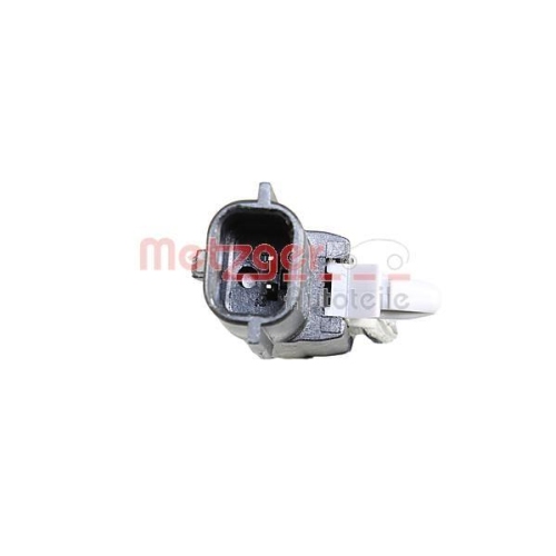 Sensor, Raddrehzahl METZGER 09001313 für NISSAN, Hinterachse