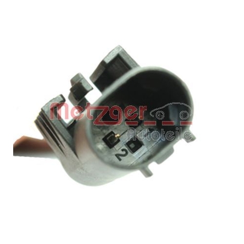 Sensor, Raddrehzahl METZGER 0900897 für FIAT, Vorderachse