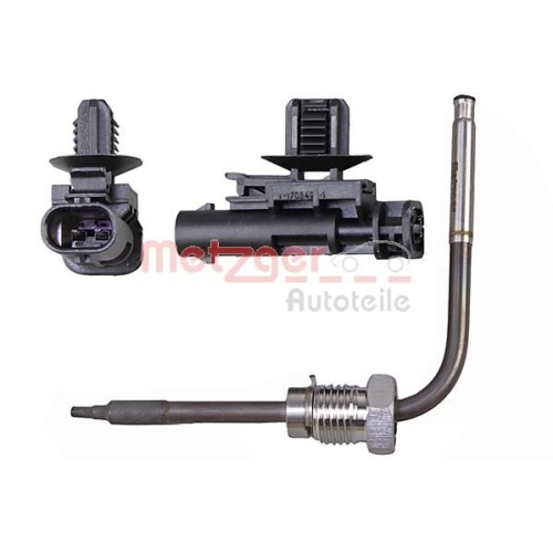 Sensor, Abgastemperatur METZGER 0894826 für ALFA ROMEO CHRYSLER FIAT JEEP, oben