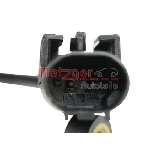 Sensor, Raddrehzahl METZGER 0900903 für FIAT OPEL, Hinterachse