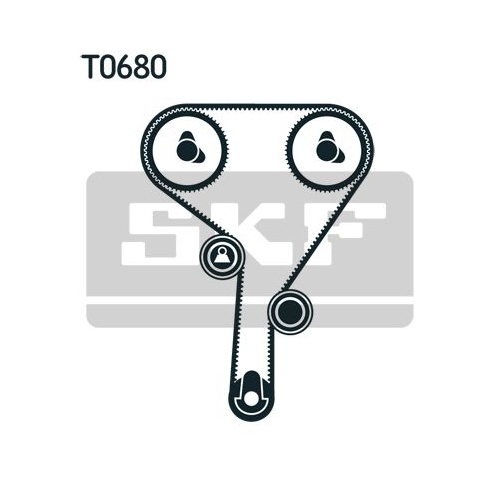 Zahnriemensatz SKF VKMA 95663 für MITSUBISHI