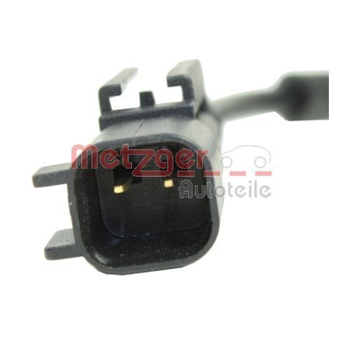 Sensor, Raddrehzahl METZGER 0900915 für FORD, Vorderachse