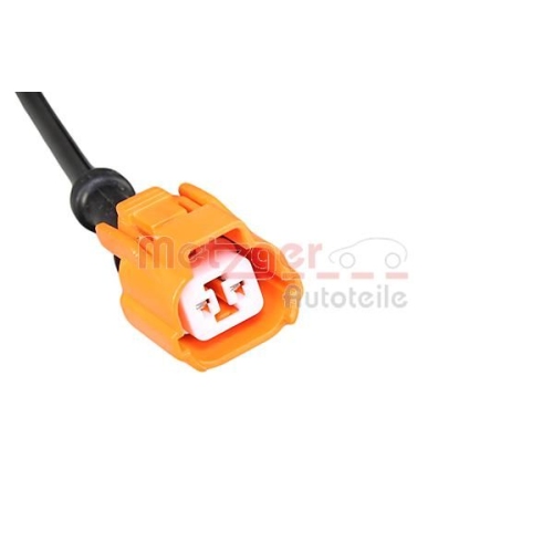 Sensor, Raddrehzahl METZGER 09001335 für HONDA, Vorderachse rechts