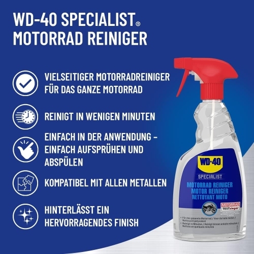 WD-40 Specialist Motorrad Komplettreiniger Pflege Motorradreiniger 2x500ml