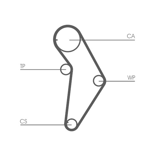 Zahnriemensatz CONTINENTAL CTAM CT973K1