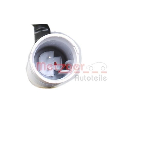 Sensor, Raddrehzahl METZGER 09001356 für BMW, Hinterachse