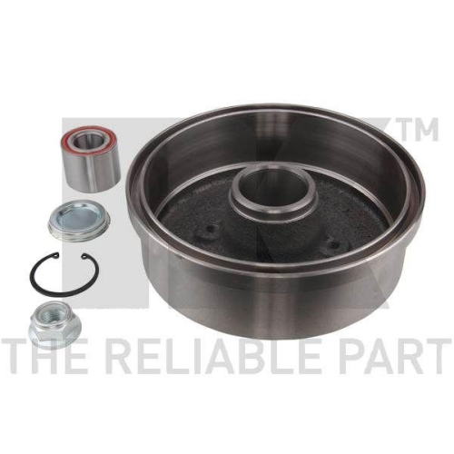 Bremstrommel NK 253624 für OPEL VAUXHALL, Hinterachse