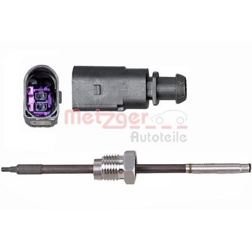 Sensor, Abgastemperatur METZGER 0894867 für AUDI VAG