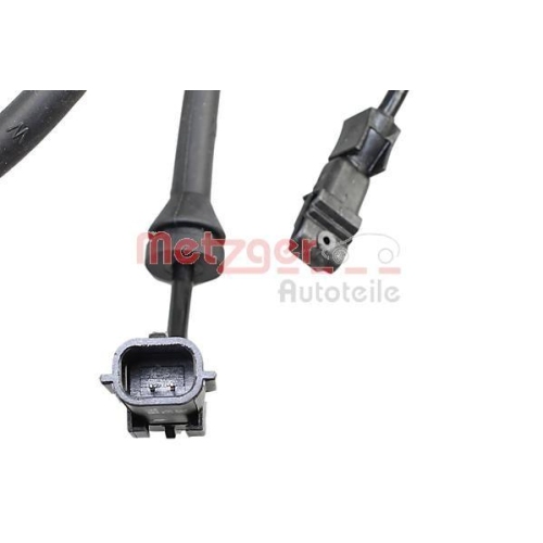 Sensor, Raddrehzahl METZGER 09001362 für RENAULT, Hinterachse