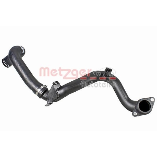 Ladeluftschlauch METZGER 2400647 für CITROËN FIAT PEUGEOT, Ladeluftkühler, links