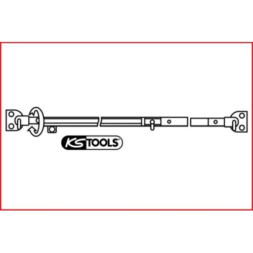 Motorhauben- /Heckklappenstütze KS TOOLS 700.1445 für