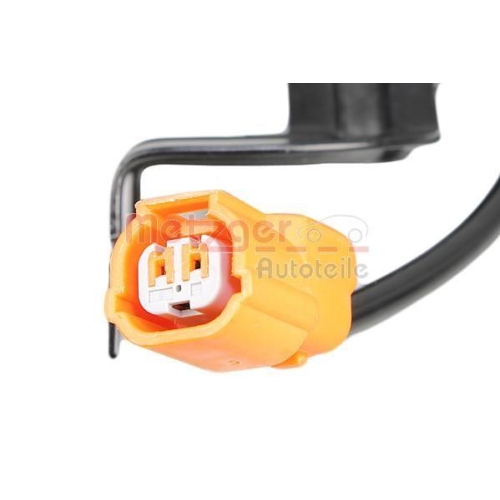 Sensor, Raddrehzahl METZGER 09001365 für HONDA, Hinterachse links