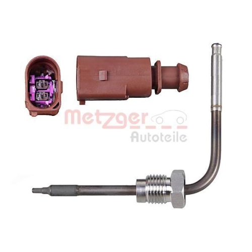 Sensor, Abgastemperatur METZGER 0894881 für VW