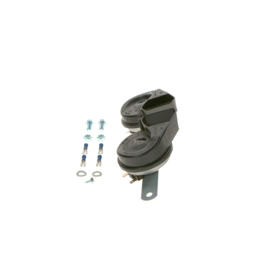 Fanfare BOSCH 9 320 335 207 für AUDI CHRYSLER MERCEDES-BENZ SEAT SKODA VW, links