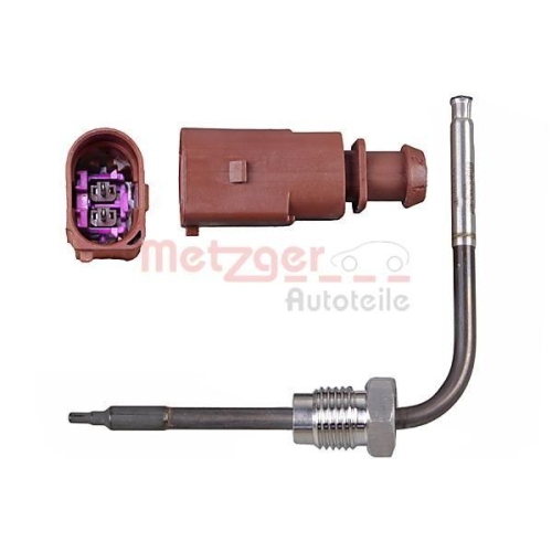 Sensor, Abgastemperatur METZGER 0894887 für AUDI VW