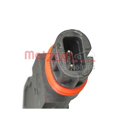 Sensor, Raddrehzahl METZGER 0900968 GREENPARTS für MERCEDES-BENZ, Vorderachse