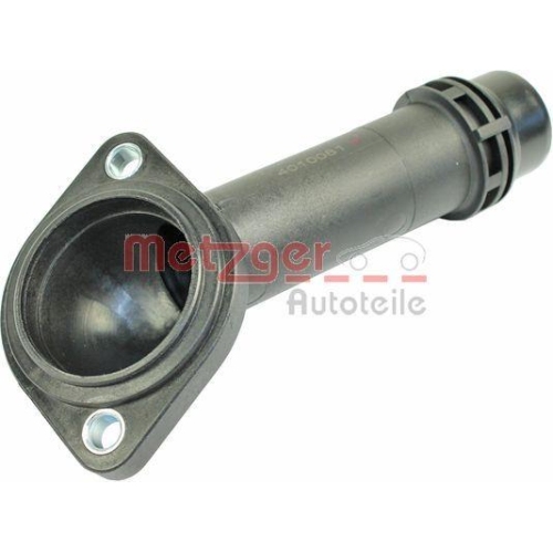 Kühlmittelflansch METZGER 4010081 für VAG, Motorblock, Thermostat