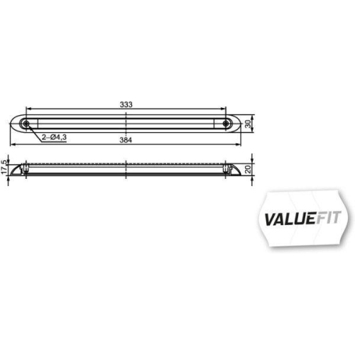 Bremsleuchte HELLA 2DA 357 015-001 HELLA VALUEFIT für