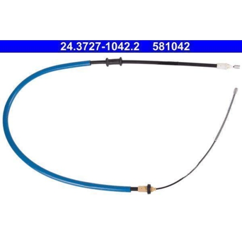 Seilzug, Feststellbremse ATE 24.3727-1042.2 für NISSAN RENAULT, hinten rechts