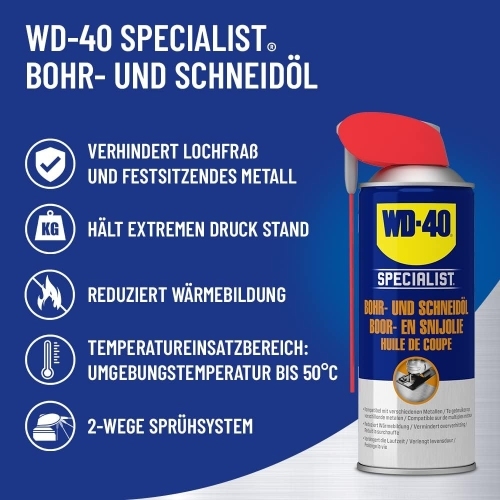 WD-40 Specialist Bohröl Schneidöl Schmiermittel 2x400 ml Pflegemittel