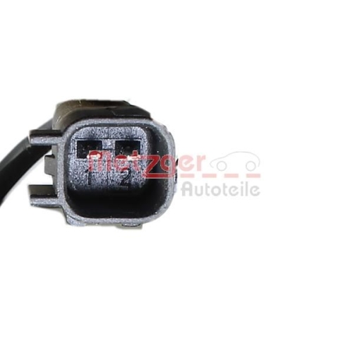 Sensor, Raddrehzahl METZGER 09001395 für MITSUBISHI, Hinterachse rechts