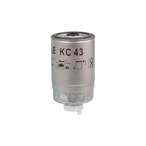 Kraftstofffilter KNECHT KC 43 für HANOMAG HENSCHEL IVECO MAN