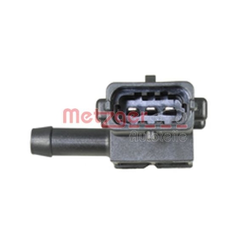 Sensor, Abgasdruck METZGER 0906397 für FIAT, Partikelfilter