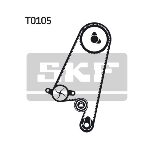 Wasserpumpe + Zahnriemensatz SKF VKMC 05402 für OPEL VAUXHALL DAEWOO