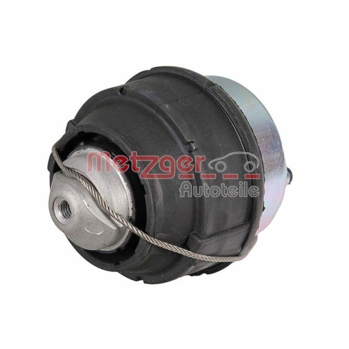 Lagerung, Motor METZGER 8053805 für VOLVO, unten, vorne