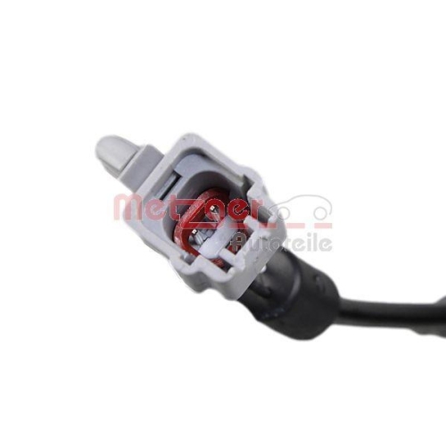 Sensor, Raddrehzahl METZGER 09001473 für NISSAN, Hinterachse