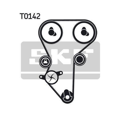 Wasserpumpe + Zahnriemensatz SKF VKMC 03213-1 für AUDI CITROËN FIAT LANCIA SEAT