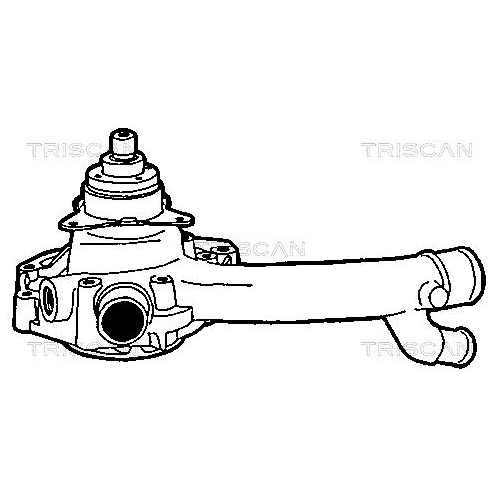 Wasserpumpe, Motorkühlung TRISCAN 8600 23828 für MERCEDES-BENZ SSANGYONG DAEWOO