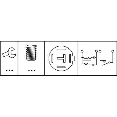 Bremslichtschalter HELLA 6DD 008 622-401 für OPEL VAUXHALL GENERAL MOTORS HOLDEN