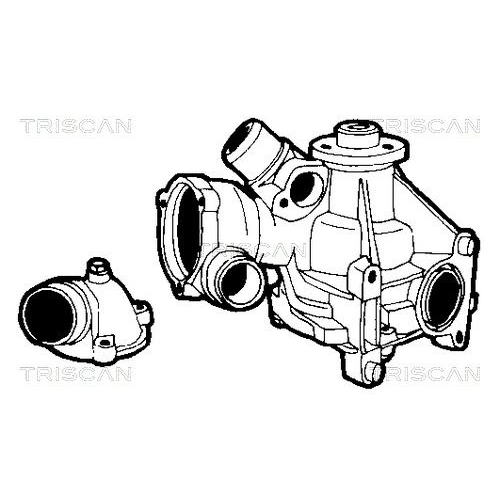 Wasserpumpe, Motorkühlung TRISCAN 8600 23981 für MERCEDES-BENZ