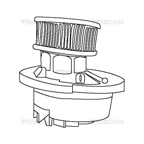 Wasserpumpe, Motorkühlung TRISCAN 8600 24003 für OPEL VAUXHALL CHEVROLET