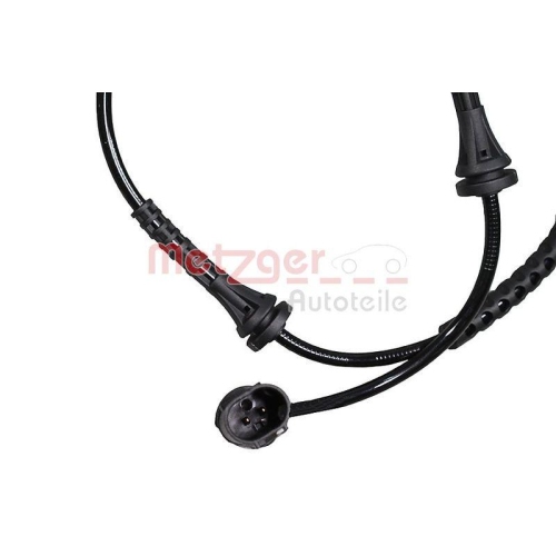 Sensor, Raddrehzahl METZGER 09001497 GREENPARTS für BMW, Vorderachse