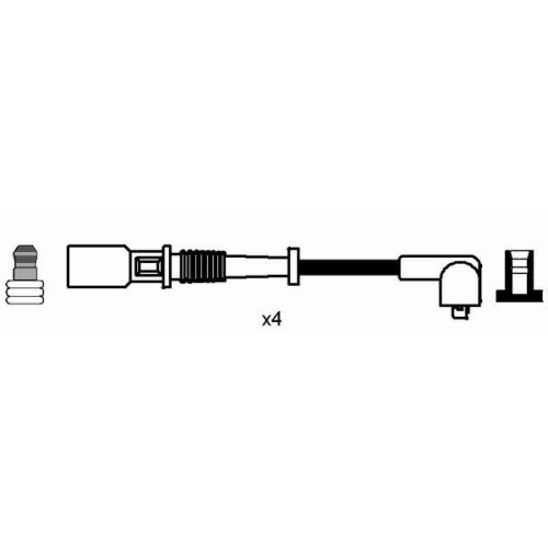 Zündleitungssatz NGK 8192 für ALFA ROMEO FIAT LANCIA FERRARI MASERATI ABARTH