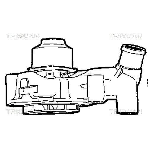 Wasserpumpe, Motorkühlung TRISCAN 8600 16004 für FORD