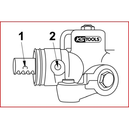 Arretierwerkzeug, Zahnstange (Lenkung) KS TOOLS 700.1690 für