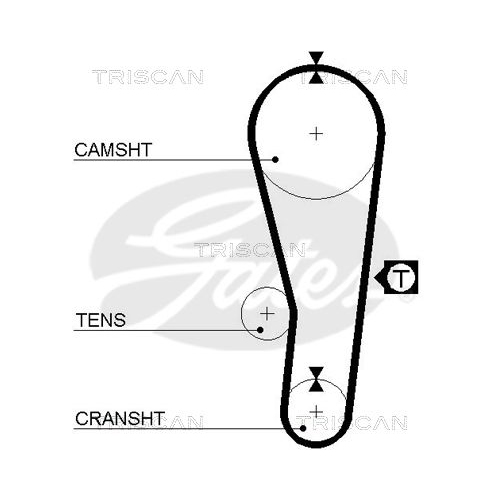 Zahnriemen TRISCAN 8645 5122 für SUZUKI DANA