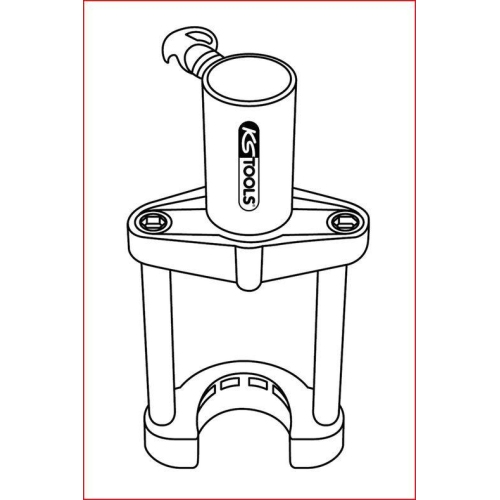 Ein-/Auspresswerkzeug-Satz KS TOOLS 440.0555