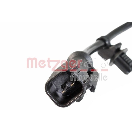 Sensor, Raddrehzahl METZGER 09001512 für FORD, Hinterachse