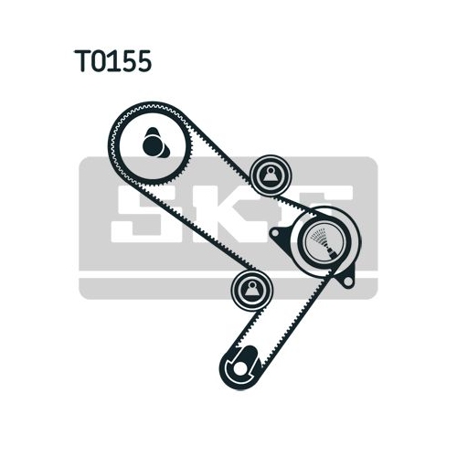 Zahnriemensatz SKF VKMA 02986 für CITROËN FIAT IVECO OPEL PEUGEOT RENAULT