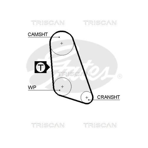 Zahnriemen TRISCAN 8645 5135 für SEAT VW DANA