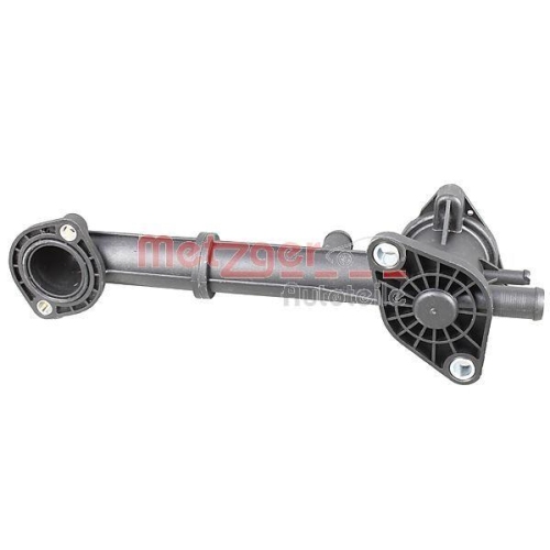 Thermostatgehäuse METZGER 4010234 für HYUNDAI, Zylinderkopf