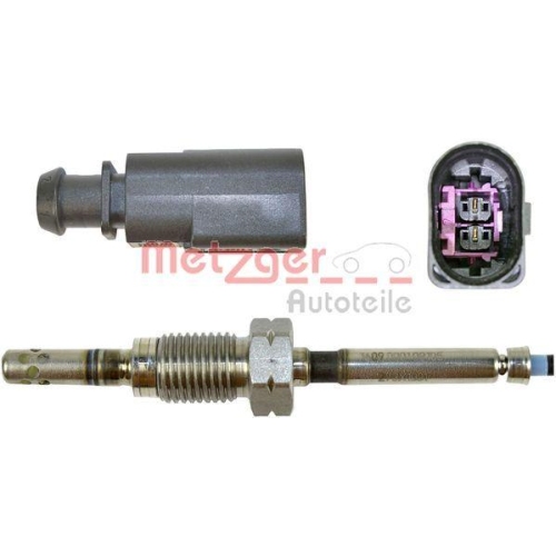 Sensor, Abgastemperatur METZGER 0894078 ORIGINAL ERSATZTEIL für VW