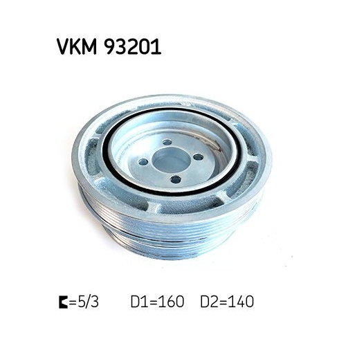 Riemenscheibe, Kurbelwelle SKF VKM 93201 für FIAT